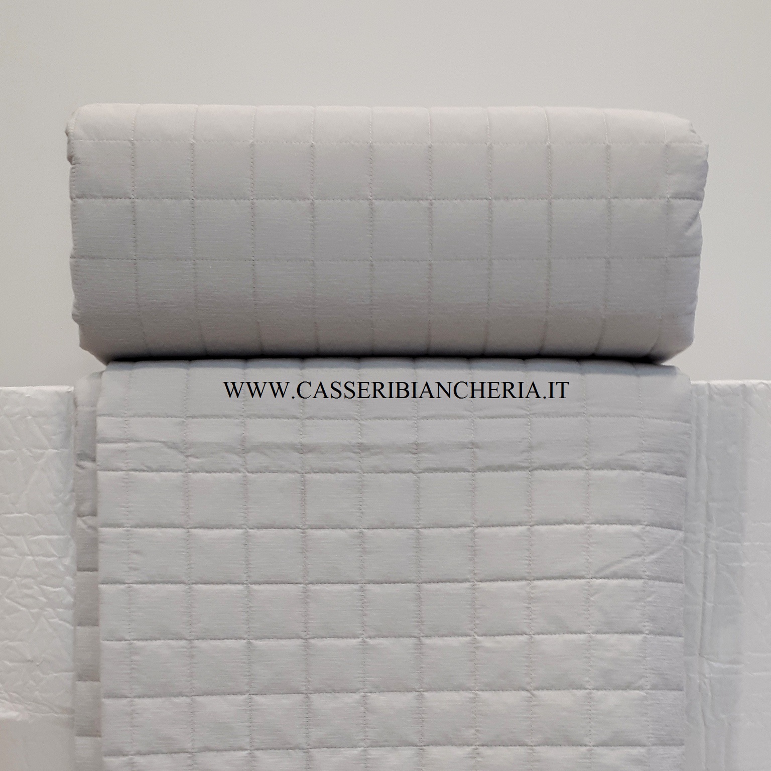 Copriletto-Trapuntato-Matrimoniale-Vallesusa-Milano-Bianco