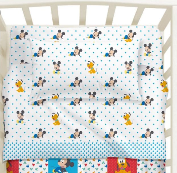 Lenzuolo -Per -Lettino -Mickey -Patch