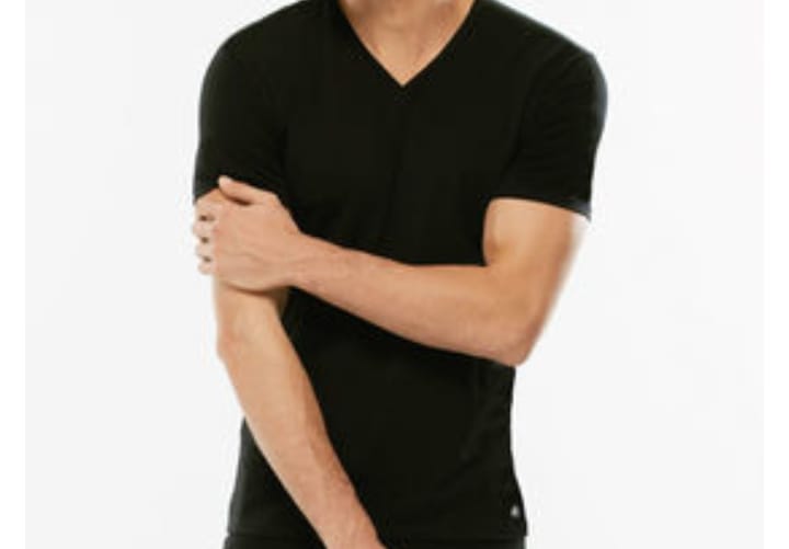 T-Shirt -lovable -man -cotton -stretch -scollatura -a -V -LO5XW