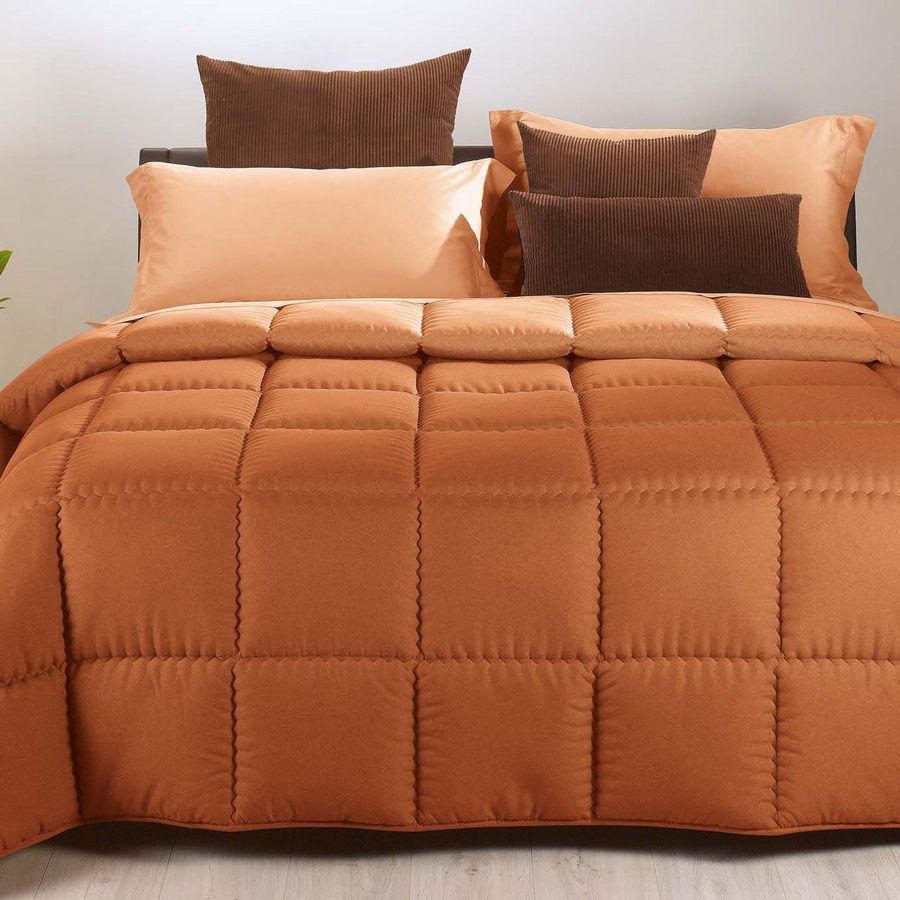 Trapunta-singola-Caleffi-modern-arancio