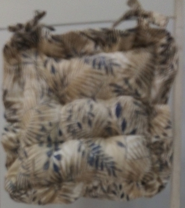 Cuscino Quadrato Trapuntato Cosma Blu