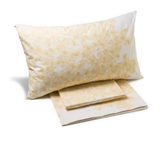 Completo-Lenzuola-Matrimoniali-Caleffi-Orchidee-Col.-Oro