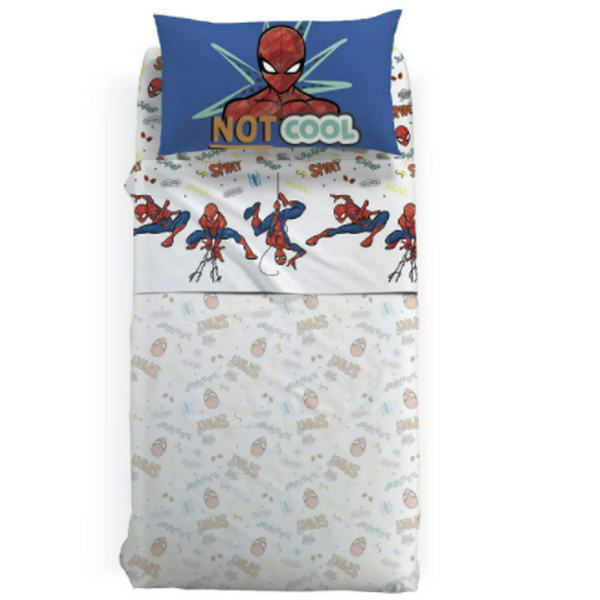 Completo-Lenzuolo-Singolo-Caleffi-Spiderman-Cool