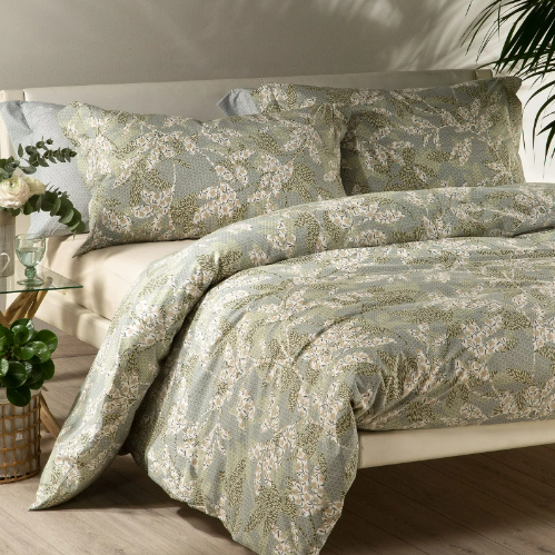 Completo-Copripiumino-Matrimoniale-Caleffi-Evergreen-Var.-Giada