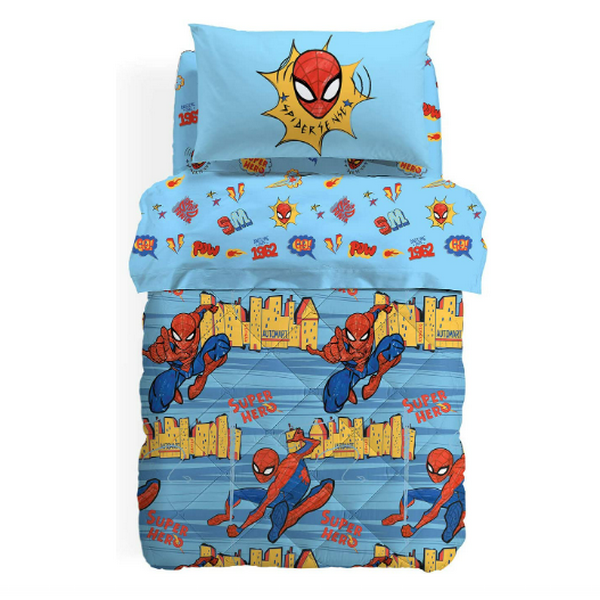 Trapunta-Singola-Caleffi-Spider-Man-New York