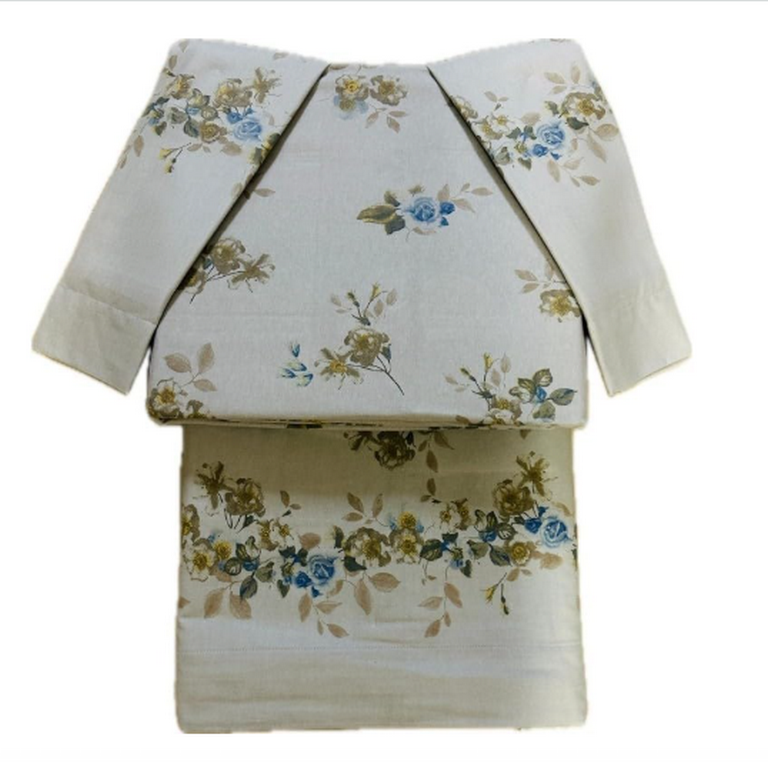 Completo-Lenzuolo-Matrimoniale-Caleffi-Flanella-Fiordaliso-Azzurro